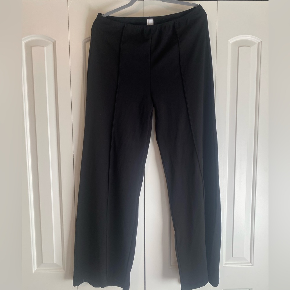 Plus Size Wide Leg Stretchy Dress Pants
